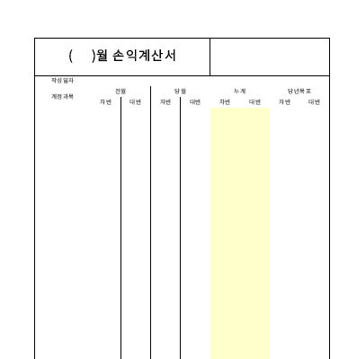 손익계산서2